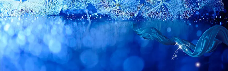 梦幻蓝色背景