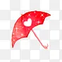 人物 卡通手绘雨伞
