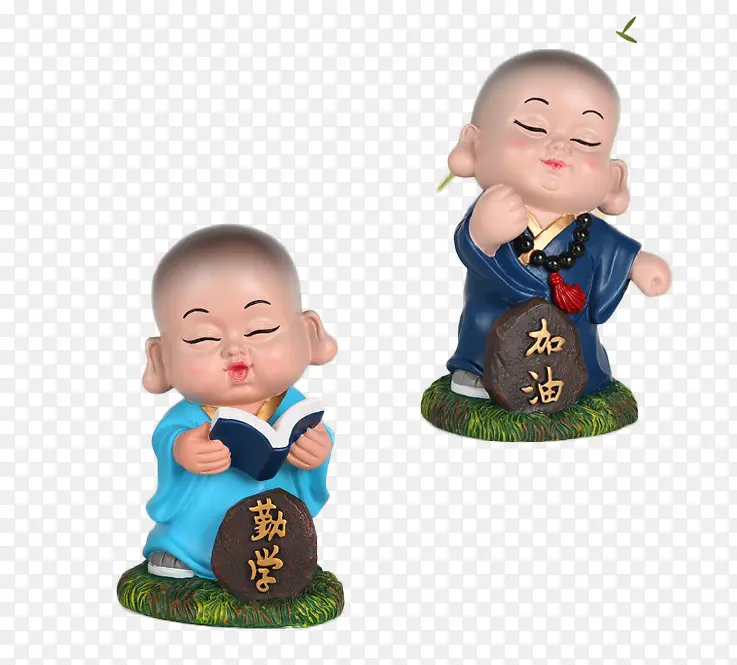 小和尚摆件勤学加油