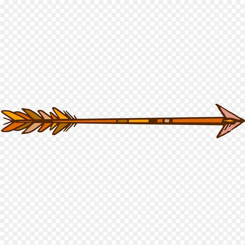 卡通部落文化的弓箭