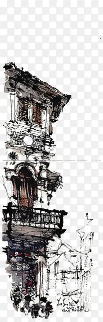 涂鸦建筑