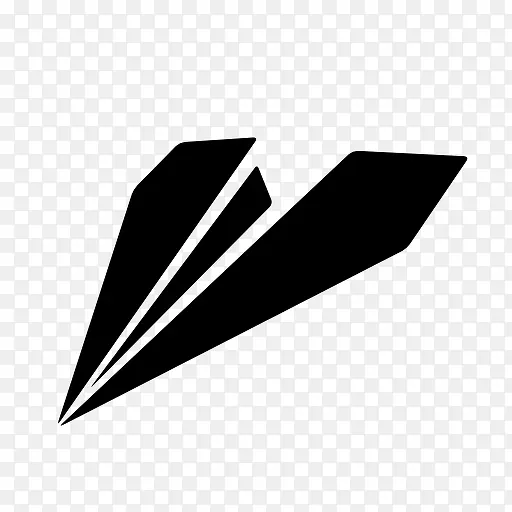 纸飞机符号图案图标