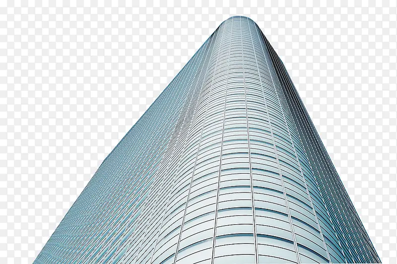 仰视建筑png素材