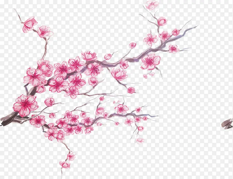 水墨樱花