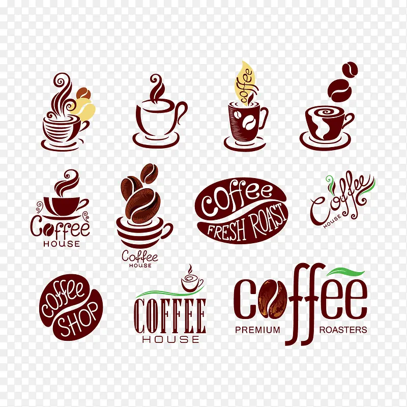 咖啡图片标志