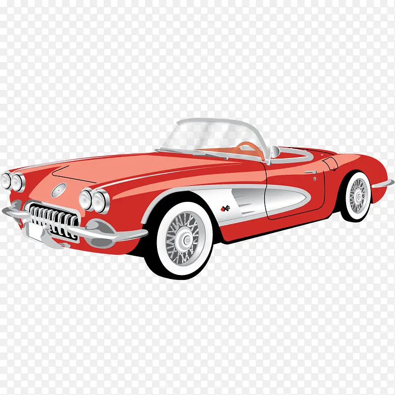 汽车雪佛兰Corvette敞篷车图标