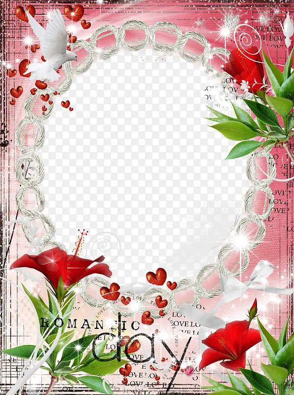 花卉边框