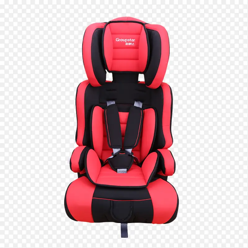 红色婴儿车载座椅