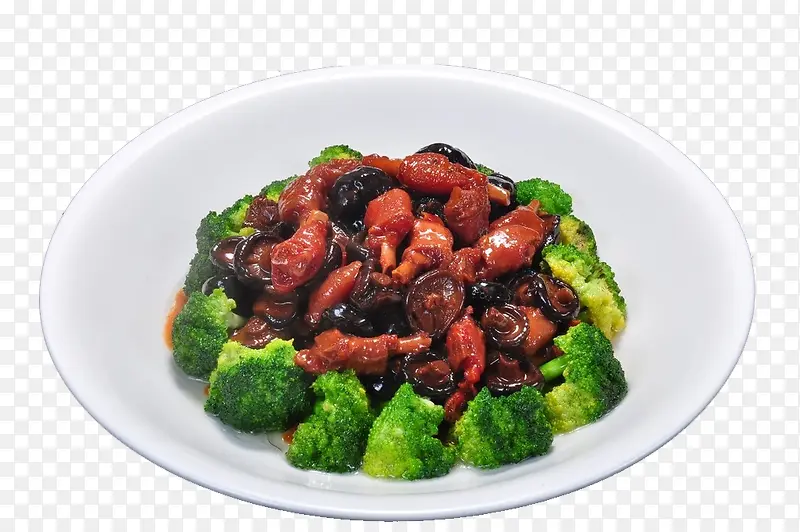 金钱菇烧鸭拐