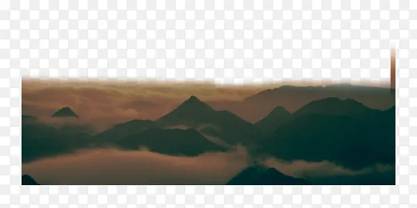 旅游风景山峦云雾图片