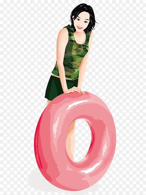 夏日美女