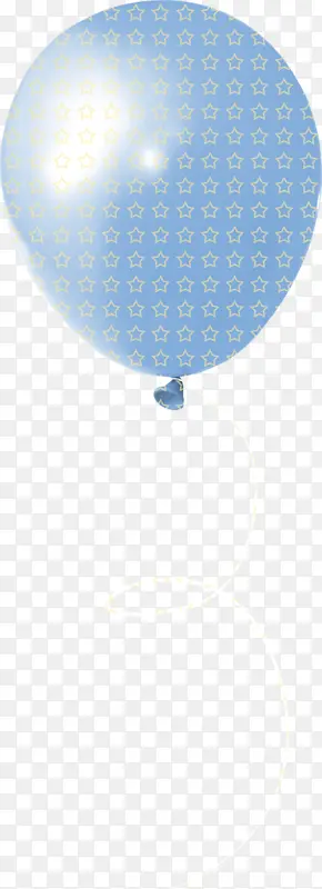 蓝色星星气球