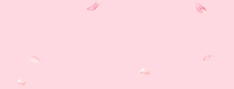 粉底粉色花瓣海报背景