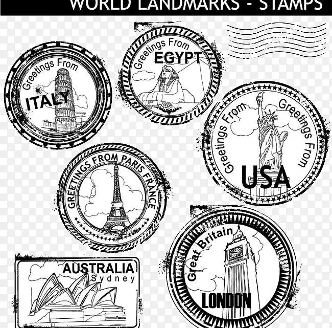 邮票标志