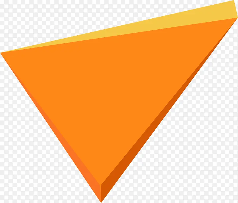 橙色三角形高清背景图片