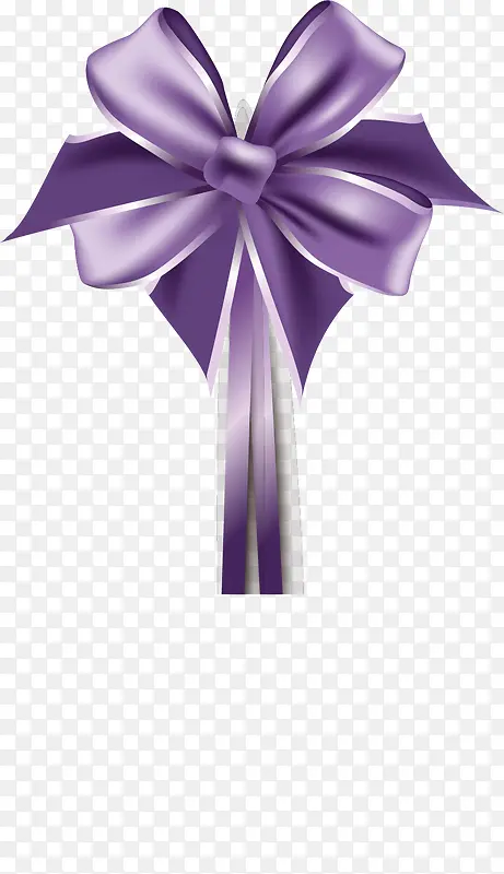 紫色精美礼带蝴蝶结包装