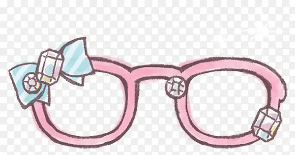 粉色的眼镜