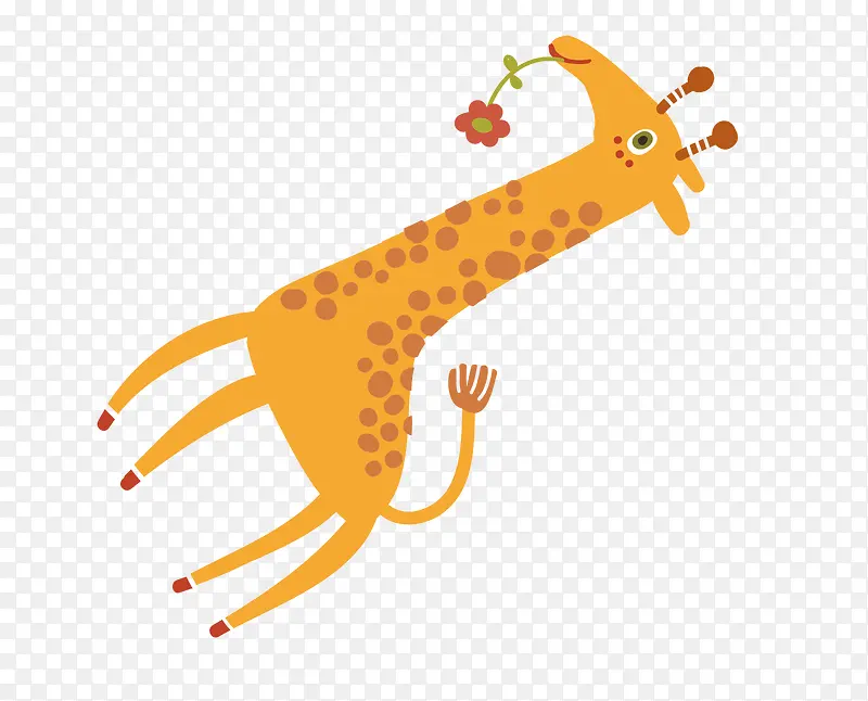扁平动物 长颈鹿