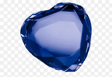 质感蓝色的宝石钻石