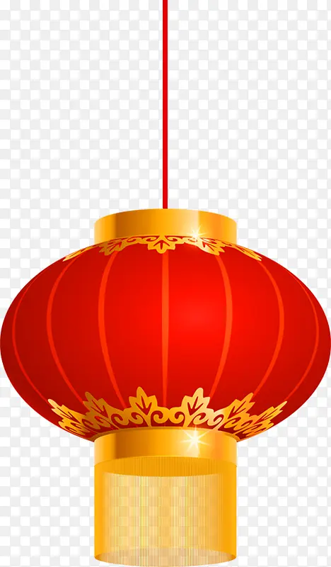 红色中国风灯笼挂饰