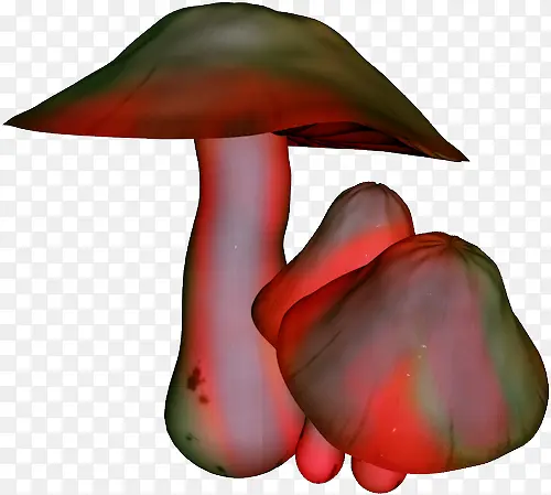 卡通彩色蘑菇造型
