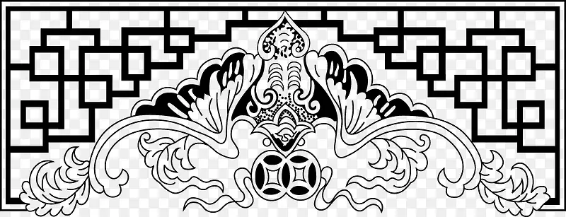 中式花纹矢量图素材PNG图片素材下载_图片编号qlvenrro-免抠素材网