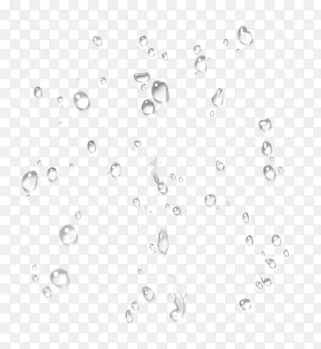 水滴透明水滴特效水滴
