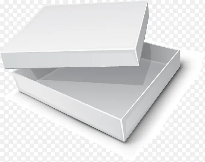 矢量素材空白盒子包装设计模板