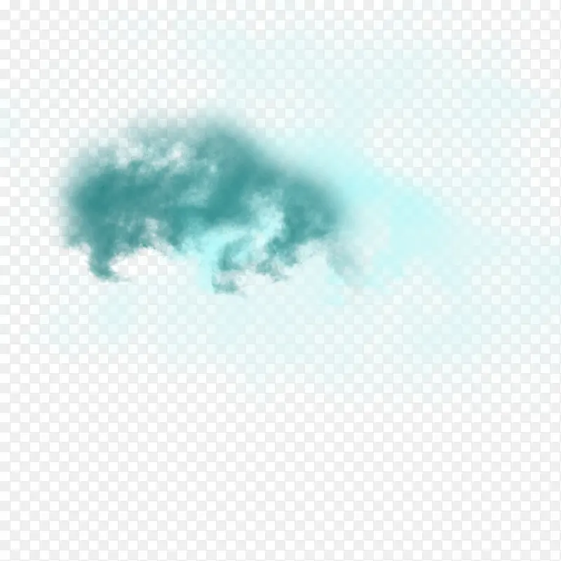 蓝色光雾