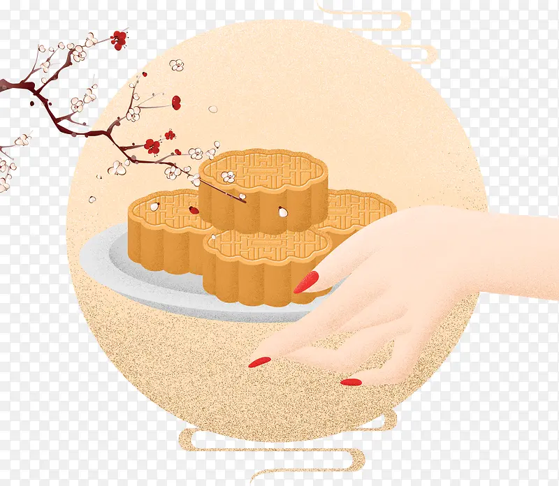 手绘月饼下载