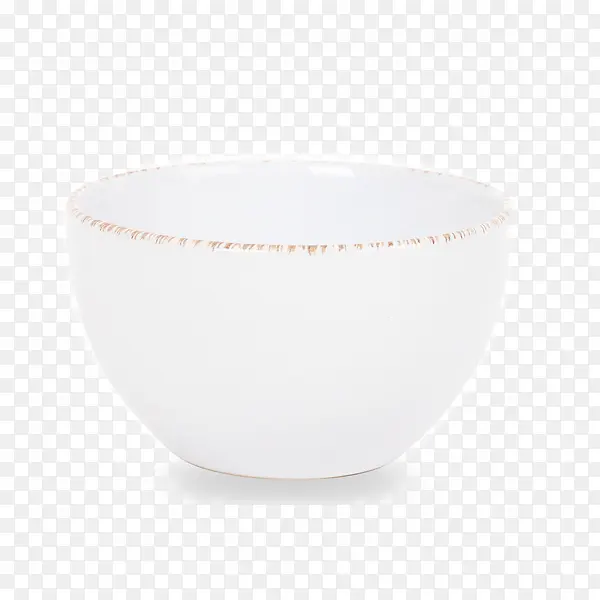 白色带金边陶瓷碗