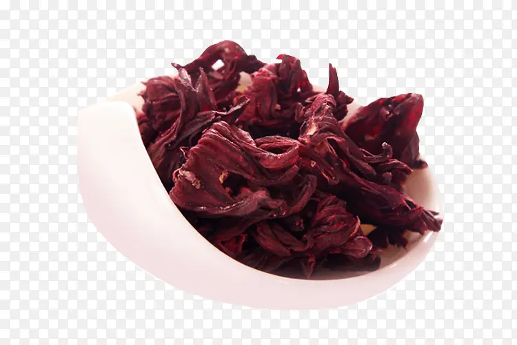 陶瓷碗里的洛神花图片素材