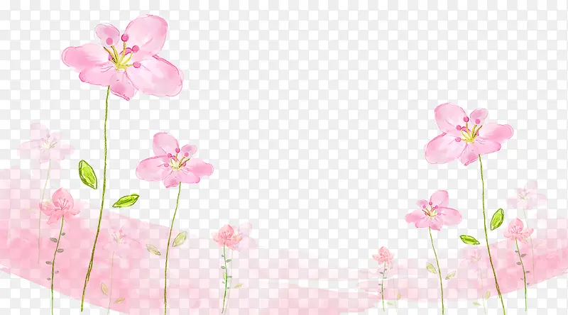 粉色的小花