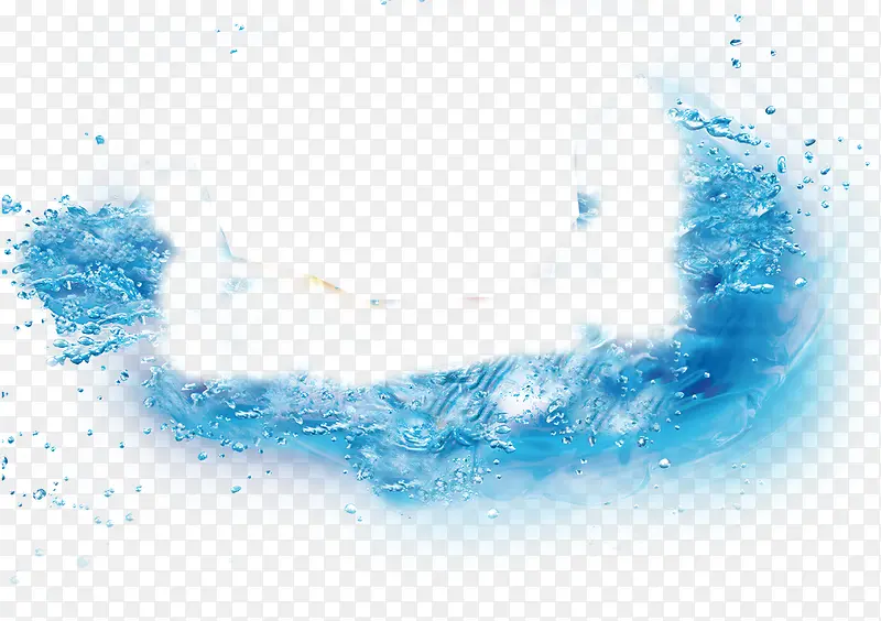 水，水特效，蓝色，淘宝素材