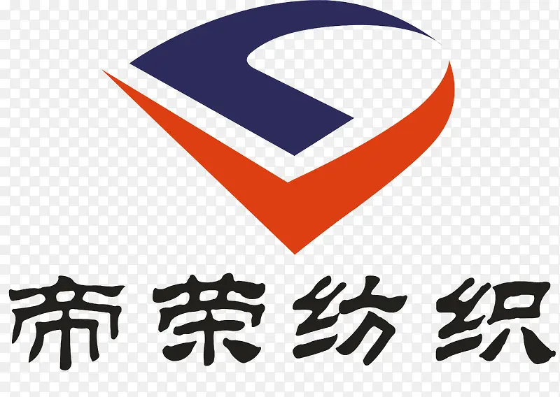 帝荣纺织logo下载