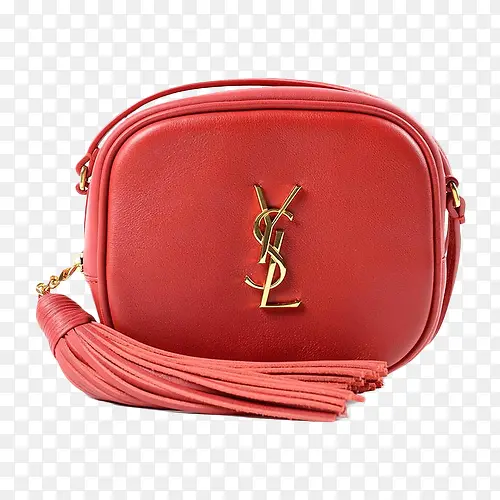 圣罗兰女士金属logo牛皮钱包