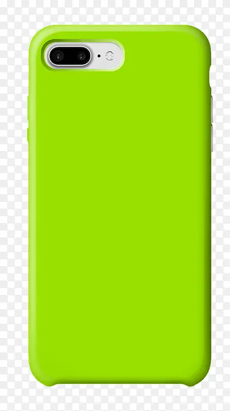绿色立体智能手机背面