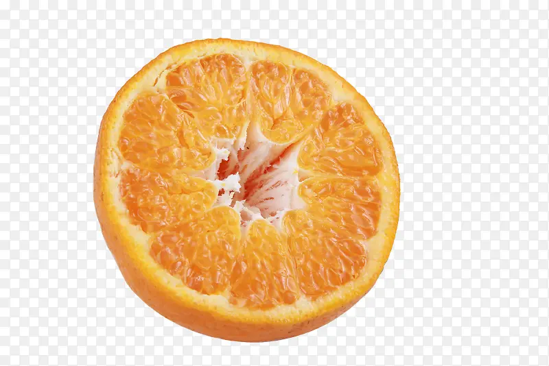 卡通手绘柑橘水果