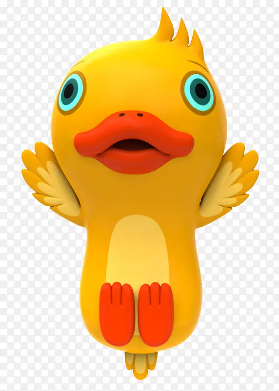 3D卡通立体鸭子