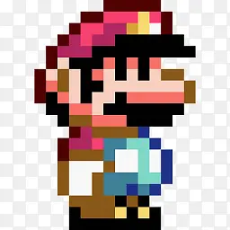 复古的马里奥世界Super-Mario-icons