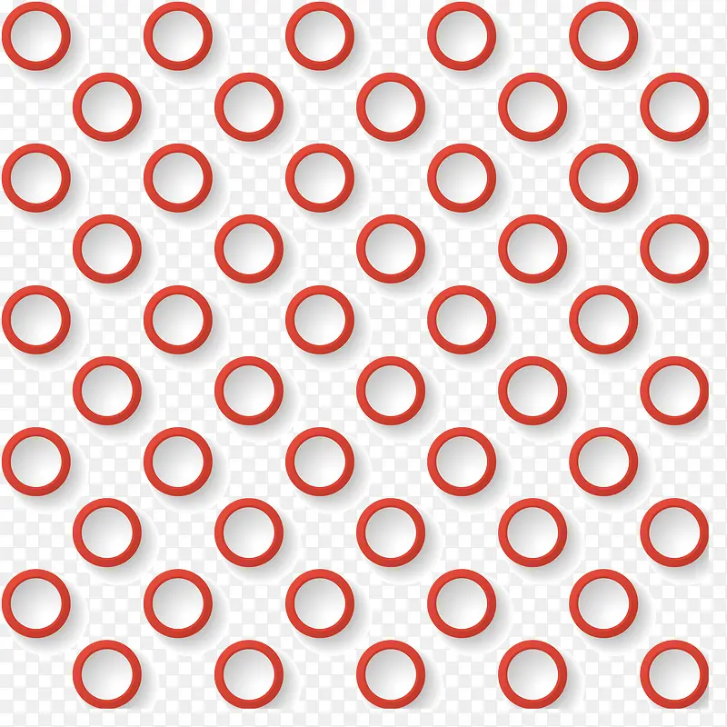 红色圆形矢量素材