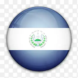 厄尔尼诺旗对萨尔瓦多世界标志图