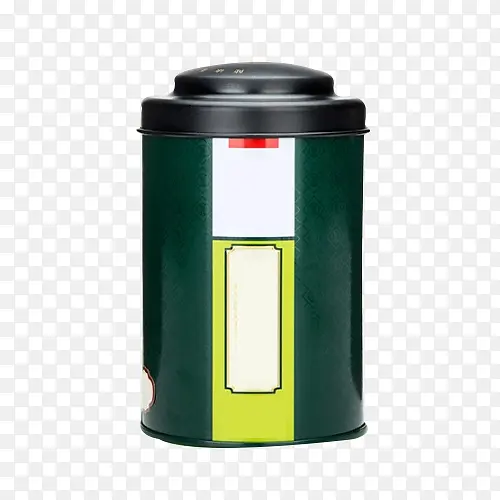 深绿色铁罐