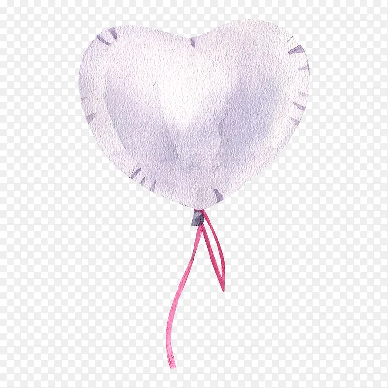 粉紫色气球请柬装饰