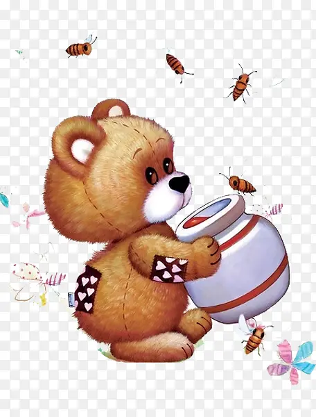 可爱卡通小熊