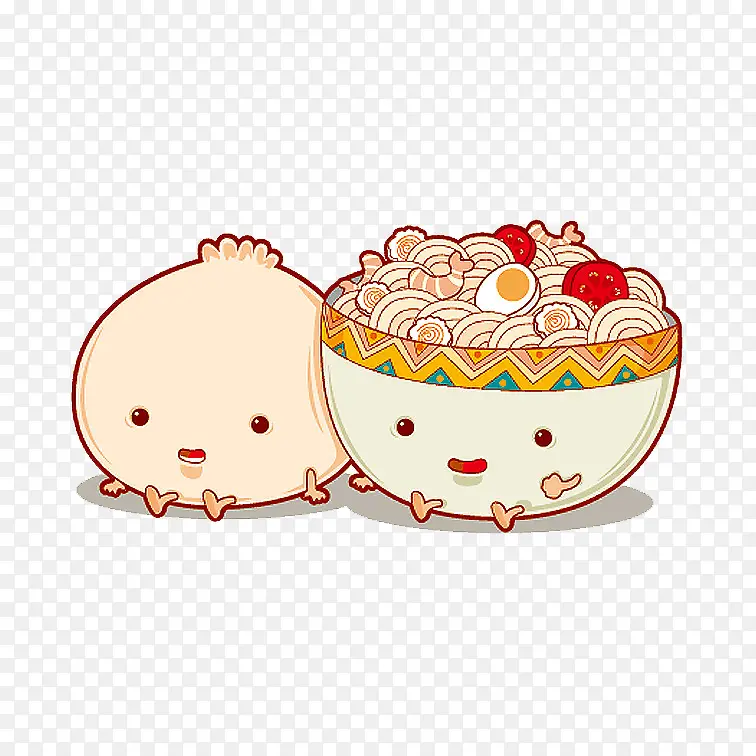 卡通食物设计元素