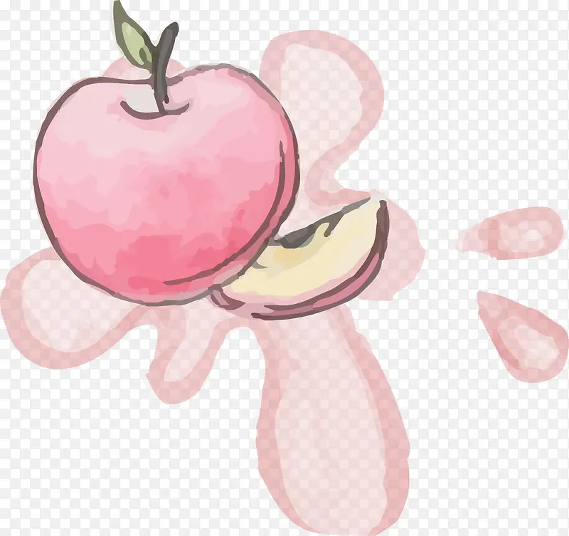 粉色可爱苹果