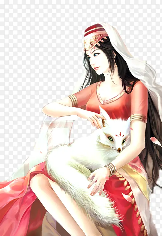 少数民族美女图片素材