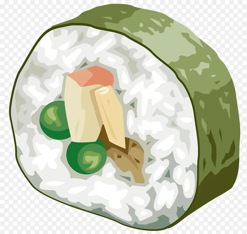 一个蔬菜寿司