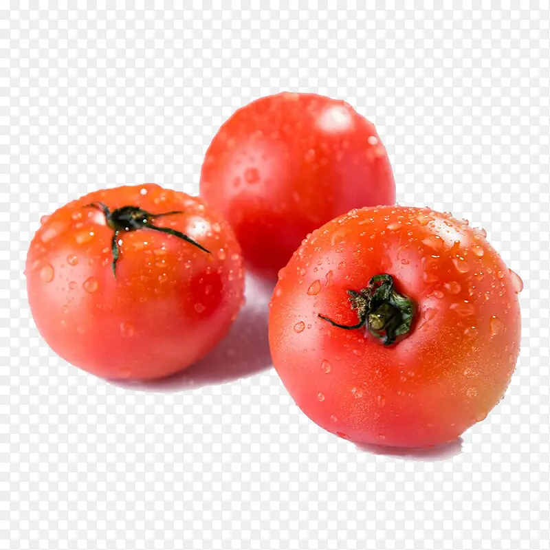 带水珠的西红柿